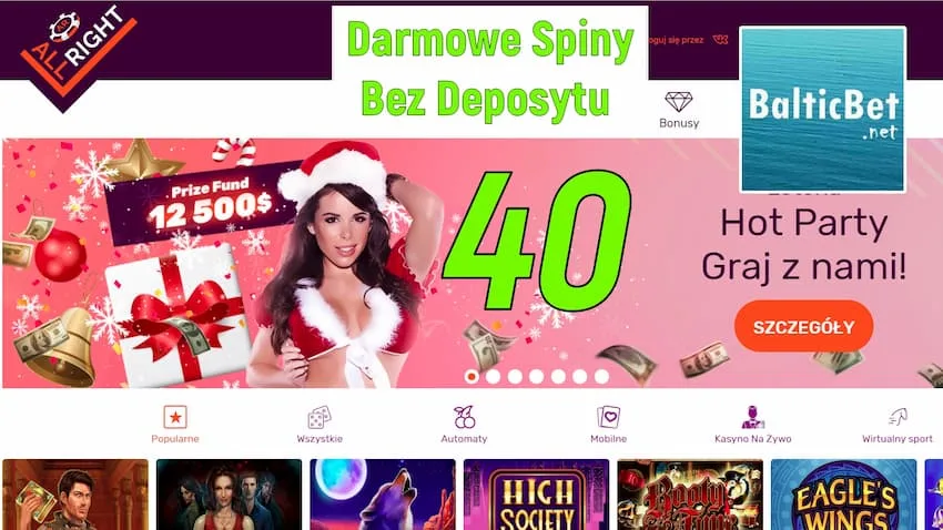 All Right Kasyno Darmowe Spiny jest na zdjęciu