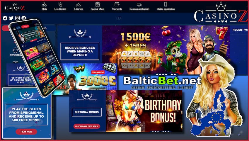 Spinbetter (Casino-Z) Новое Европейское Лицензионное Казино на фото 